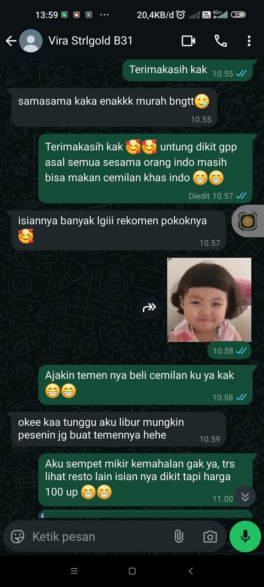 Chat conversation screenshot 6