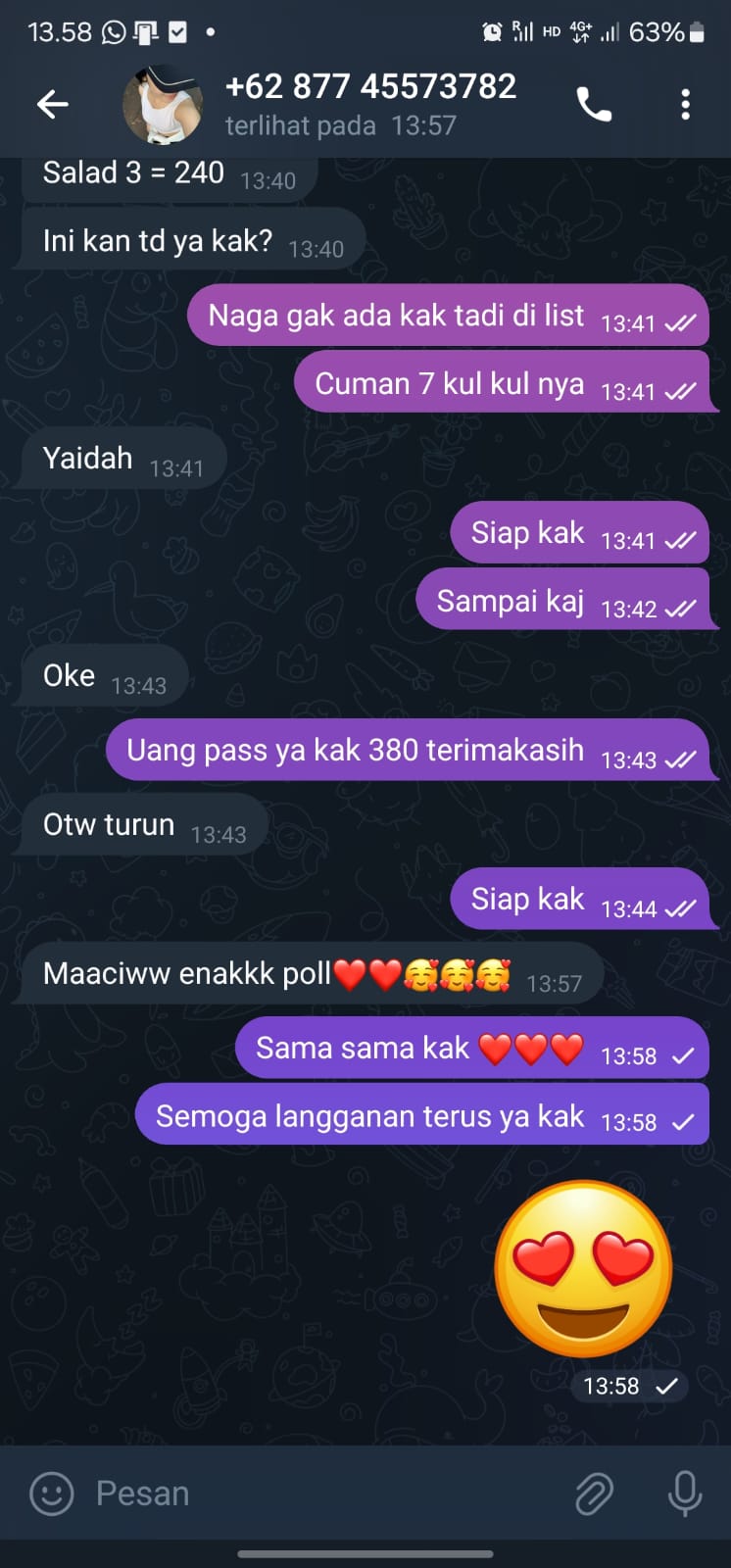 Chat conversation screenshot 1